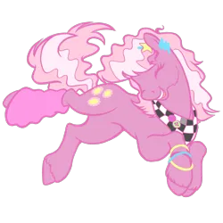 Size: 4000x4000 | Tagged: safe, artist:wtfponytime, derpibooru import, cheerilee, earth pony, pony, g2, clothes, dancing, g4, g4 to g2, generation leap, glowstick, image, leg warmers, neckerchief, png, solo