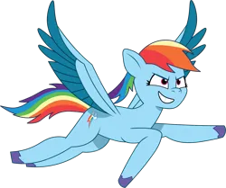 Size: 1449x1210 | Tagged: safe, artist:prixy05, derpibooru import, rainbow dash, pegasus, pony, g5, my little pony: tell your tale, flying, g4, g4 to g5, generation leap, image, png, simple background, solo, spread wings, transparent background, vector, wings
