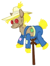 Size: 4578x6014 | Tagged: safe, artist:andoanimalia, derpibooru import, appleoosa's most wanted, image, png, scarecrow, simple background, transparent background, vector