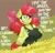 Size: 2500x2404 | Tagged: suggestive, artist:flutterthrash, derpibooru import, apple bloom, anthro, earth pony, bow, breast grab, breasts, busty apple bloom, cleavage, clothes, dialogue, female, grope, hair bow, hay, image, jpeg, older, older apple bloom, open mouth, sleeveless, solo, tanktop