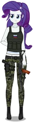 Size: 336x1243 | Tagged: safe, anonymous artist, artist:edy_january, derpibooru import, human, equestria girls, ak-74, aks-74u, armor, body armor, boots, call of duty, clothes, gears, glock 17, gun, humanized, image, kisekae, military, military uniform, pants, png, russian army, shirt, shoes, simple background, soldier, solo, striped shirt, tactical vest, tanktop, transparent background, trigger discipline, uniform, uniform pants, vdv, vector, vest, weapon