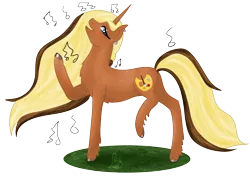 Size: 3719x2636 | Tagged: safe, artist:loopina, derpibooru import, oc, oc:jewel art, pony, unicorn, bad singer, concave belly, cutie mark, image, male, png, poctober, simple background, solo, stallion, transparent background