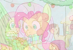 Size: 962x664 | Tagged: safe, artist:speccysy, derpibooru import, fluttershy, pinkie pie, animated, christmas, crying, cute, female, flutterpie, gift giving, happy, holiday, image, lesbian, present, romance, romantic, sad, shipping, tears of joy, webm