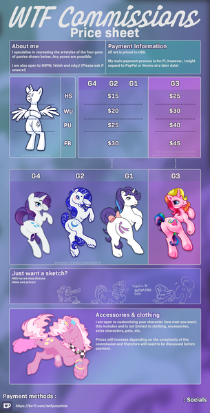 Size: 2048x4032 | Tagged: suggestive, artist:wtfponytime, derpibooru import, cheerilee, rarity, rarity (g3), earth pony, pony, unicorn, g1, g2, g3, advertisement, blank pony, commission info, derpibooru exclusive, futa, g4, glory (g1), image, intersex, ko-fi, looking at you, looking back, looking back at you, magic diamond glow (g2), marecock, png, presenting, sheet