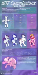 Size: 2048x4032 | Tagged: suggestive, artist:wtfponytime, derpibooru import, cheerilee, rarity, rarity (g3), earth pony, pony, unicorn, g1, g2, g3, advertisement, blank pony, commission info, derpibooru exclusive, futa, g4, glory (g1), image, intersex, ko-fi, looking at you, looking back, looking back at you, magic diamond glow (g2), marecock, png, presenting, sheet