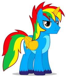 Size: 827x958 | Tagged: safe, artist:creedyboy124, derpibooru import, oc, oc:shield wing, unofficial characters only, alicorn, pony, alicorn oc, angry, horn, image, male, png, simple background, solo, stallion, transparent background, unamused, wings