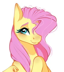 Size: 488x546 | Tagged: safe, artist:symphstudio, derpibooru import, fluttershy, pegasus, pony, image, jpeg, simple background, solo, white background