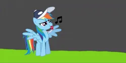 Size: 1080x545 | Tagged: safe, derpibooru import, edit, rainbow dash, pegasus, pony, comic:sports up, image, jpeg, rainbow dashs coaching whistle, referee rainbow dash, solo, that pony sure does love whistles, whistle