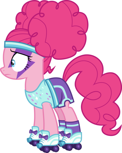 Size: 3000x3756 | Tagged: safe, artist:cloudy glow, derpibooru import, pinkie pie, earth pony, pony, scare master, .ai available, female, image, pinkie puffs, png, simple background, solo, transparent background, vector