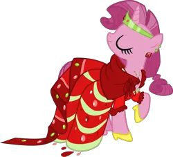 Size: 2048x1860 | Tagged: safe, artist:maddietheuniversalfan68, derpibooru import, edit, ruby pinch, pony, unicorn, beautiful, castle creator, clothes, crown, cute, dress, ear piercing, earring, eyes closed, fabulous, female, g4, gala dress, image, jewelry, mare, older, older ruby pinch, piercing, pinchybetes, png, pretty, raised hoof, raised leg, regalia, shoes, simple background, smiling, solo, stock vector, transparent background