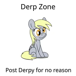 Size: 900x900 | Tagged: safe, artist:unitxxvii, derpibooru import, derpy hooves, pegasus, pony, female, image, mare, png, simple background, sitting, smiling, solo, text, white background