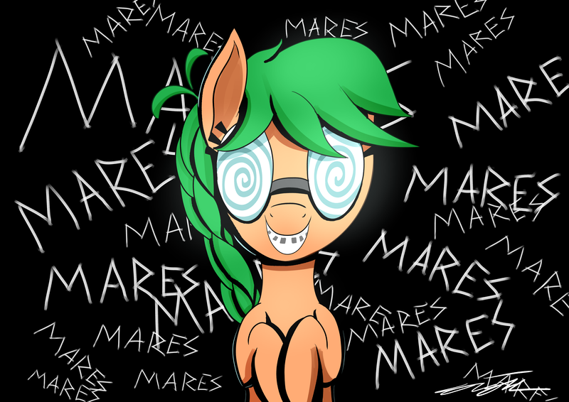 Size: 7016x4961 | Tagged: safe, artist:sigilponies, derpibooru import, ponerpics import, oc, oc:morning mimosa, unofficial characters only, earth pony, pony, female, glasses, image, looking at you, mare, mare fair, png, schizo, smiling, smiling at you, snowpity inc.