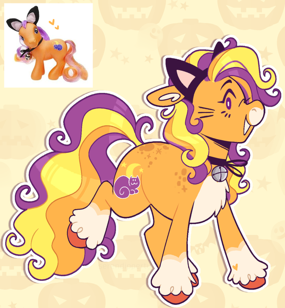 Size: 1280x1383 | Tagged: safe, artist:wanderingpegasus, derpibooru import, pumpkin tart, earth pony, pony, g3, image, png