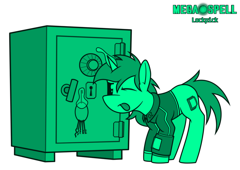 Size: 6800x4800 | Tagged: safe, artist:dacaoo, derpibooru import, oc, oc:littlepip, unofficial characters only, pony, unicorn, fallout equestria, megaspell (game), absurd resolution, clothes, image, jumpsuit, magic, monochrome, pip-pony, pipbuck, png, simple background, telekinesis, transparent background, vault suit, weapon