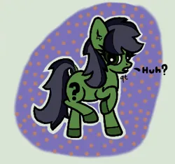 Size: 303x284 | Tagged: safe, artist:scandianon, derpibooru import, oc, oc:anonfilly, pony, dock, female, filly, foal, hooves, image, looking at you, open mouth, png, raised hoof, tail