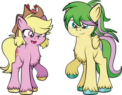 Size: 1920x1501 | Tagged: safe, artist:alexdti, derpibooru import, oc, unofficial characters only, crab, earth pony, pegasus, pony, female, hat, image, mare, png, simple background, transparent background