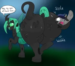 Size: 1280x1126 | Tagged: suggestive, artist:dudey64, derpibooru import, queen chrysalis, oc, oc:echo, bat pony, changeling, absorption, bat pony oc, bat wings, image, png, screaming, simple background, unknown prey, unwilling prey, vore, wings