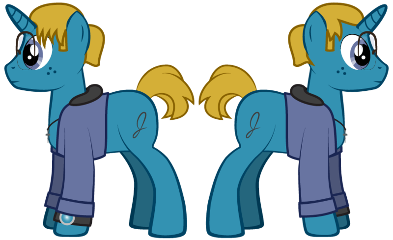 Size: 868x531 | Tagged: safe, artist:j-yoshi64, derpibooru import, oc, oc:j-pony64, ponified, unofficial characters only, human, pony, unicorn, blonde hair, blue coat, clothes, cross, cross necklace, denim, denim jacket, glasses, hood, human in equestria, image, jacket, jewelry, long sleeves, magic, male, necklace, phone, png, self insert, show accurate, side view, simple background, stallion, transparent background, vector, watch, wristwatch