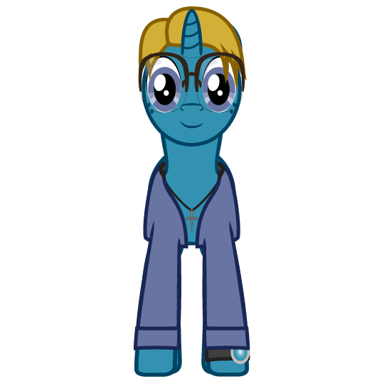 Size: 540x540 | Tagged: safe, artist:j-yoshi64, derpibooru import, oc, oc:j-pony64, ponified, unofficial characters only, human, pony, unicorn, blonde hair, blue coat, clothes, cross, cross necklace, denim, denim jacket, front view, glasses, hood, human in equestria, image, jacket, jewelry, long sleeves, male, necklace, phone, png, self insert, show accurate, simple background, solo, stallion, transparent background, vector, watch, wristwatch