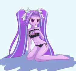 Size: 2186x2048 | Tagged: suggestive, artist:howxu, ponerpics import, aria blaze, equestria girls, bikini, bikini bottom, car lingerie, clothes, female, image, jpeg, stupid sexy aria blaze, swimsuit