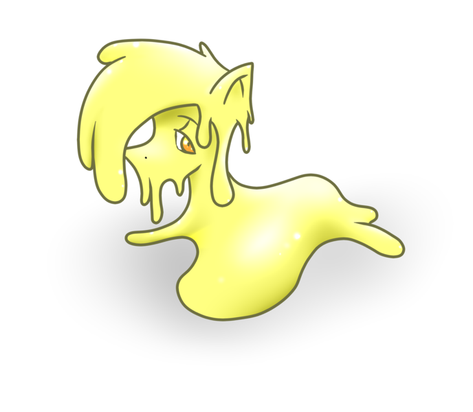 Size: 2245x1957 | Tagged: safe, artist:taps, derpibooru import, oc, oc:taps, gakpony, goo, goo pony, original species, gak, high res, image, png, simple background, solo, transparent background