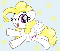Size: 888x762 | Tagged: safe, artist:sugarcloud12, derpibooru import, surprise, pony, g1, image, one eye closed, png, solo, wink