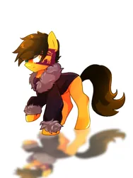 Size: 720x960 | Tagged: safe, artist:diniarvegafinahar, derpibooru import, ponified, earth pony, pony, clothes, image, jacket, male, nation ponies, no cutie marks because im lazy, png, simple background, solo, sri lanka, stallion, white background