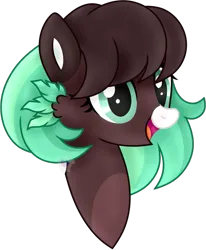 Size: 835x1011 | Tagged: safe, artist:pure-blue-heart, derpibooru import, oc, unofficial characters only, earth pony, pony, bust, earth pony oc, female, image, mare, mare oc, open mouth, open smile, png, portrait, raffle prize, simple background, smiling, solo, transparent background, two toned mane