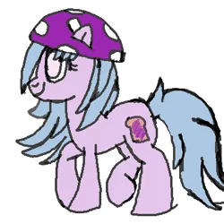Size: 400x400 | Tagged: artist needed, safe, ponerpics import, oc, oc:jellycap, earth pony, pony, /bale/, /mlptg/ the bannermanes, earth pony oc, image, mushroom, png, solo