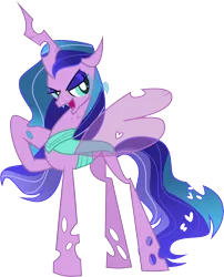 Size: 7296x9034 | Tagged: safe, artist:shootingstarsentry, derpibooru import, oc, oc:willow, changeling, absurd resolution, image, png, simple background, solo, transparent background