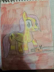 Size: 1500x2000 | Tagged: semi-grimdark, artist:alan-the-animeartist, derpibooru import, fluttershy, pegasus, pony, .mov, shed.mov, female, image, jpeg, solo