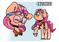 Size: 2800x2000 | Tagged: safe, artist:ronin20181, derpibooru import, sunny starscout, earth pony, pony, g5, hippie, image, png, solo