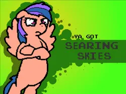 Size: 1582x1174 | Tagged: safe, artist:anonymous, derpibooru import, oc, oc:searing skies, image, png, standing on two hooves, ya got