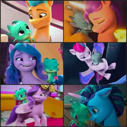 Size: 2880x2880 | Tagged: safe, derpibooru import, screencap, hitch trailblazer, izzy moonbow, pipp petals, sparky sparkeroni, sunny starscout, zipp storm, alicorn, dragon, earth pony, pegasus, pony, unicorn, g5, my little pony: a new generation, my little pony: make your mark, my little pony: make your mark chapter 2, ali-conned, applejack (g5), auntie izzy, auntie pipp, cute, family trees, female, fluttershy (g5), have you seen this dragon?, image, jpeg, male, mane five, mane six (g5), mare, missing the mark, misty brightdawn, momma izzy, my little pony: make your mark chapter 4, my little pony: make your mark chapter 5, papa hitch, pinkie pie (g5), pipp and sparky, race swap, rainbow dash (g5), rarity (g5), sparkybetes, stallion, sunnycorn, the traditional unicorn sleep-over, twilight sparkle (g5)