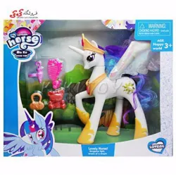 Size: 400x400 | Tagged: safe, derpibooru import, princess celestia, alicorn, pony, ages 3+, bootleg, choking hazard, colored horn, comb, crown, female, hoof shoes, horn, image, jewelry, jpeg, kikitoys, mare, misspelling, my loveing horse, not twilight sparkle, obtrusive watermark, peytral, plushie, princess shoes, purse, regalia, spread wings, standing, teddy bear, tiara, toy, umbrella, watermark, wings