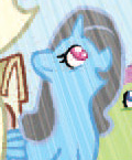 Size: 120x145 | Tagged: safe, derpibooru import, idw, screencap, unnamed character, unnamed pony, alicorn, pony, spoiler:comic, spoiler:comicm02, alicornified, animation error, background pony, cropped, image, my little pony micro-series, not rainbow dash, not shoeshine, png, race swap, spot the alicorn