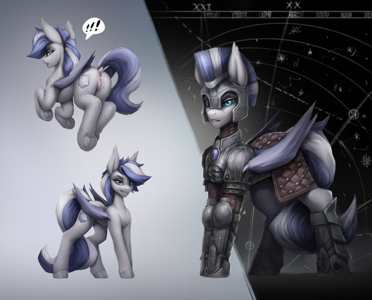 Size: 5454x4402 | Tagged: explicit, artist:dashid, derpibooru import, bat pony, pony, armor, armored pony, bat wings, female, guardsmare, human vagina on pony, image, jpeg, looking at you, mare, nudity, reference, reference sheet, royal guard, simple background, smiling, smiling at you, vulva, wings