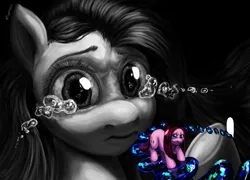 Size: 6000x4328 | Tagged: safe, artist:misstwipietwins, derpibooru import, pinkie pie, earth pony, pony, absurd resolution, crying, image, pinkamena diane pie, png, surreal