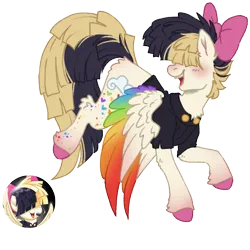 Size: 1000x1000 | Tagged: safe, artist:kazmuun, derpibooru import, songbird serenade, pegasus, pony, my little pony: the movie, hair over eyes, image, png, simple background, smiling, solo, transparent background