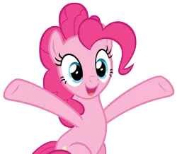 Size: 9370x8182 | Tagged: safe, artist:andoanimalia, derpibooru import, pinkie pie, earth pony, the last laugh, female, image, png, simple background, transparent background, vector