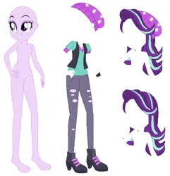 Size: 564x586 | Tagged: safe, artist:nsmah, artist:tekobases, derpibooru import, starlight glimmer, human, equestria girls, base, beanie, beanie hat, boots, clothes, hand on hip, hat, high heel boots, high heels, image, png, shoes, simple background, smiling, white background