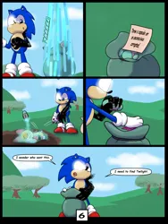 Size: 6000x8000 | Tagged: safe, artist:chedx, derpibooru import, comic:learning with pibby glitch battles, fanfic, blossom (powerpuff girls), comic, commission, community related, corrupted, crossover, fanfic art, image, mlp related, multiverse, png, sonic the hedgehog, sonic the hedgehog (series), the powerpuff girls