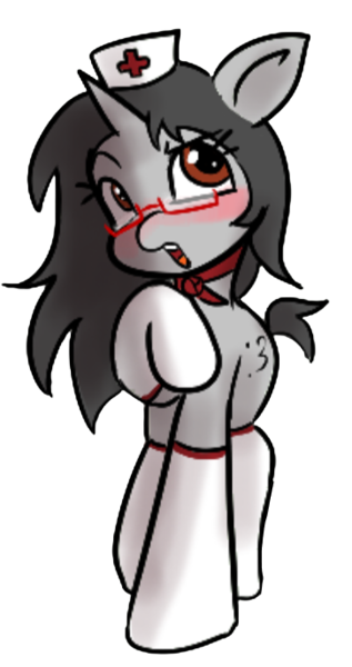 Size: 363x687 | Tagged: safe, artist:anonymare, ponerpics import, oc, oc:miaumare, pony, unicorn, image, png, ponerpics community collab 2023, solo