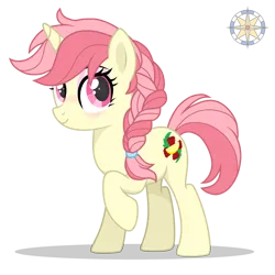 Size: 2500x2500 | Tagged: safe, artist:r4hucksake, derpibooru import, oc, oc:lemonberry, pony, unicorn, female, image, mare, png, simple background, solo, transparent background