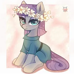 Size: 2000x2000 | Tagged: safe, artist:lemondoods, ponerpics import, maud pie, pony, female, happy, image, jpeg, mare