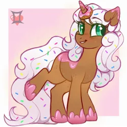 Size: 2000x2000 | Tagged: safe, artist:lemondoods, ponerpics import, oc, oc:donut daydream, unofficial characters only, pony, female, image, jpeg, mare