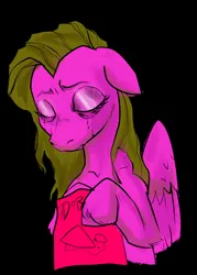 Size: 1428x2000 | Tagged: safe, artist:swagstapiece, derpibooru import, oc, oc:flupper, pegasus, chips, crying, food, image, png, recolor, sad