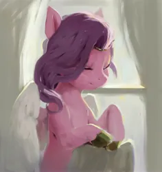 Size: 3871x4096 | Tagged: safe, artist:inkhooves, derpibooru import, pipp petals, pegasus, pony, g5, adorapipp, cute, eyes closed, female, image, jpeg, mare, solo, window