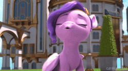 Size: 520x291 | Tagged: safe, derpibooru import, screencap, pipp petals, pony, g5, my little pony: make your mark, animated, cutie blossom bash, female, filly, filly pipp petals, gif, image, my little pony: make your mark chapter 5, solo, younger