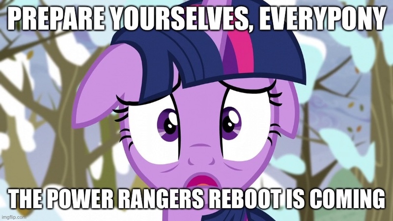 Size: 888x499 | Tagged: safe, derpibooru import, edit, edited screencap, screencap, twilight sparkle, twilight sparkle (alicorn), alicorn, tanks for the memories, floppy ears, image, jonathan entwistle, jpeg, power rangers, snow, solo, winter is coming